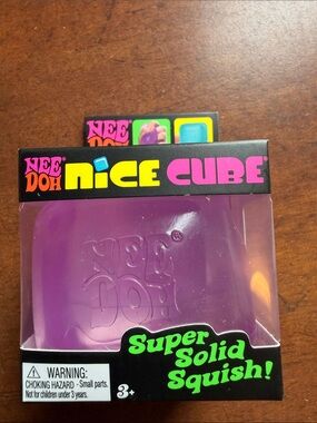 Needoh Purple Nice Cube - Super Solid Squish